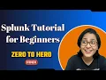 Splunk Tutorial for Beginners Splunk Training in Hindi SIEM Splunk for SOC Operations fortify
