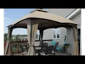Lowe s Gazebo and Canopy added to my Deck Allen Roth