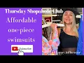 Affordable One-Piece Swimsuits Thursday Shopaholic Club