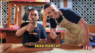 Chef Italia GAK KUAT!! 😭 Nasi Kulit Arteri Pedesnya Gila Banget!! 🔥 | #MakanWithDriss