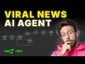 How to Build an AI Agent that Scrapes Viral News n8n tutorial