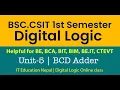 BCD Adder DigitalLogic Complete Tutorial in Nepali CSIT CTEVT BCA BIM BIT Course ITEducationNepal