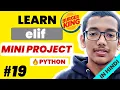 Python Tutorial in Hindi elif in python learn by project