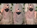 Download Lagu Cute 🥰 Hijab Styles With Layers | Beautiful  And Stylish Layer Hijab Tutorial | Party Hijab Style |
