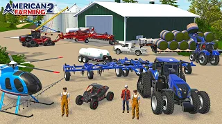 STARTING A GIANT DAIRY FARM FROM SCRATCH! (MULTIPLAYER) | AMERICAN FARMING 2