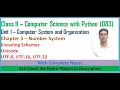 Number System Class 11 Computer Science with Python Chapter 3 Computer Science
