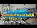Download Lagu KARAOKE DAN TEKS HAPPY BIRTHDAY. SELAMAT ULANG TAHUN. TIUP LILIN NYA. POTONG KUENYA