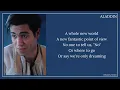 A WHOLE NEW WORLD - MENA MASSOUD & NAOMI SCOTT LYRICS