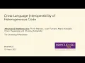 MoreVMs 23 - Cross-Language Interoperability of Heterogeneous Code