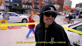 Earth Quake in NYC AS I am painting a 4 story Building