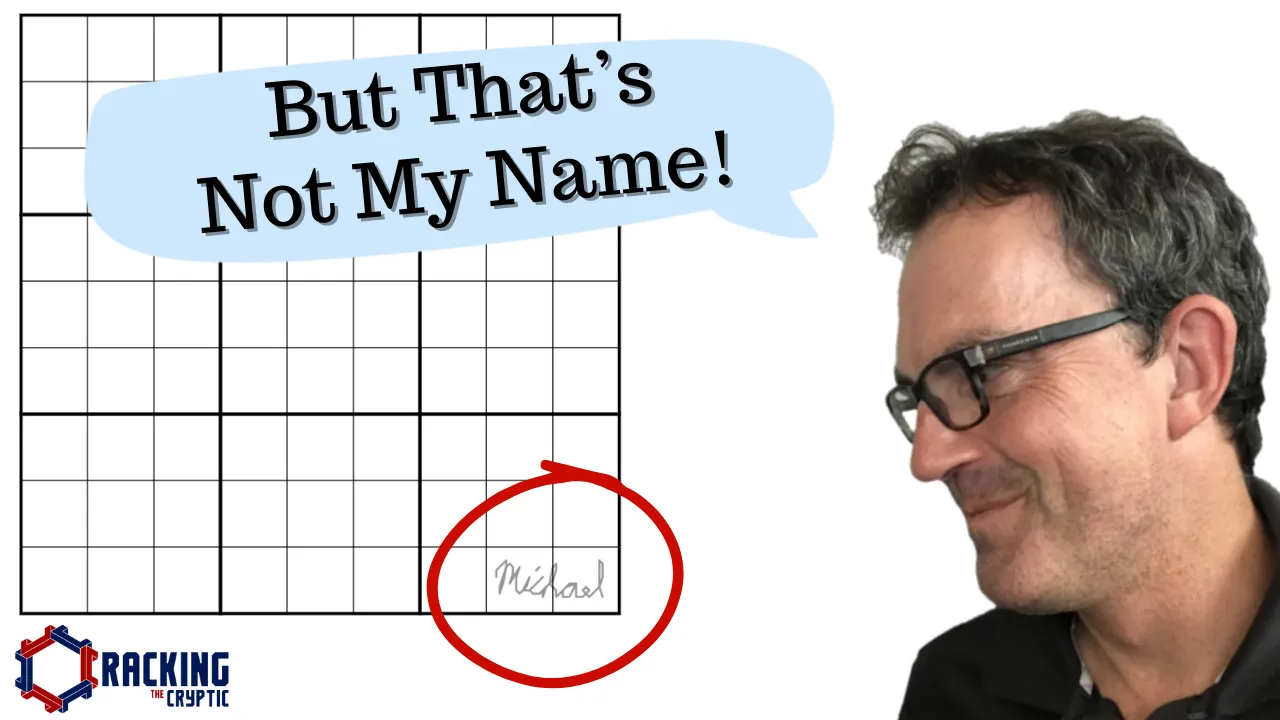 I created this sudoku puzzle. Why did this other guy sign it?