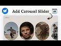 How to add a carousel slider in Webflow Swipe Effect