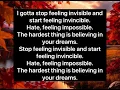 Invincible- Aminé | Lyrics