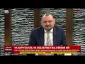 Can Ozcelik walks out of the studio after arguing with Selcuk Gecer during a live broadcast on SZ