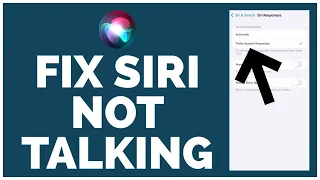 How To FIX Siri Not Talking Working On Any IPhone Or IPad 2023 