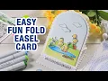 Creating my FIRST Easel Card - So EASY