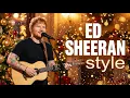Download Lagu Ed Sheeran inspired Christmas Songs ｜ Acoustic Love \u0026 Winter Nights Playlist MP3