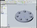 The circular pattern in SOLIDWORKS