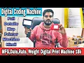 Coding Machine Full Details in Details Exp MFG Batch Fssai Mrp Printing QR Barcode Printing