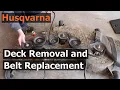 Replace the Deck Belt on a Husqvarna YTH23V48 Riding Lawn Mower
