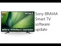 Sony BRAVIA Smart TV software update