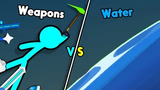 Long Jump Challenge with Every Weapon! Supreme Duelist Stickman