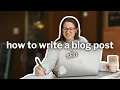 How To Write SEO Blog Posts in 2026 The 4-Step Framework