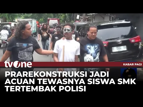Prarekonstruksi Siswa SMK Tertembak Polisi