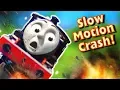 Runaway James CRASH Thomas \u0026 Friends Slow Motion Crashes | The Adventure Begins