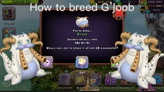 How to breed G joob in My Singing Monsters not 100