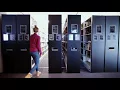How to operate rolling shelves