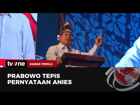 Prabowo Konter Sindiran Anies saat Debat Capres lalu