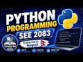 Learn Python Programming in Nepali Complete Guide for SEE Computer 2083 Part-1