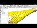 NX Basic Surface Modeling Create Bridge Curve Swept from 2 Surface