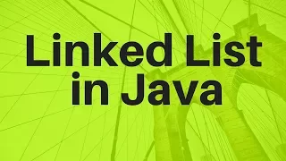 Linked List Implementation in Java Part 3 Data Structures