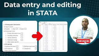 How to use the Data editor in STATA to enter and edit Data