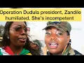 Lagu That was disappointing from Zandile Dabule of Operation Dudula. Is she even capable?