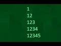 Number Pattern in Java important question for java interview