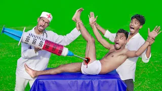 Top New Very Special Trending Comedy 2025 Amazing Injection Wala Doctor Comedy Video 242@funtv22