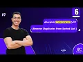 Remove Duplicates from Sorted List Arabic 6 data structures javascript leetcode leet code DS