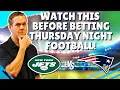 Jets vs Patriots-voorspellingen: de beste weddenschappen voor Thursday Night Football!