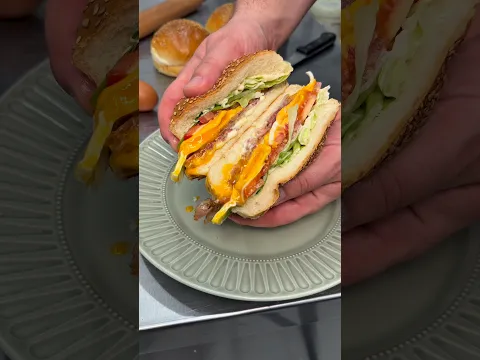 Der saftigste Burger aller Zeiten?🤤🍔#burger #lecker