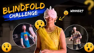 Aaj Kon Jitega Blind fold challenge? Day 7 | Bhumika Tiwari Vlogs
