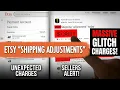 OUTRAGEOUS Etsy USPS Shipping Label Adjustments