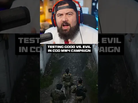 Testing Morality in Call of Duty MW4