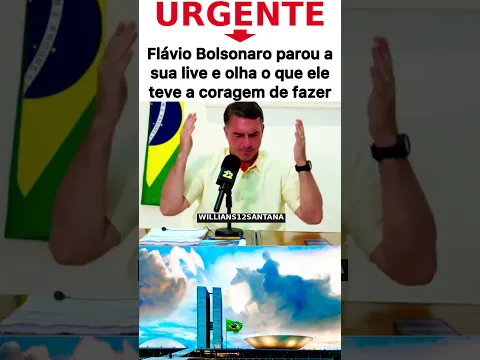FLAVIO BOLSONARO quebra o silêncio e fala tudo o que Deus mandou ao povo brasileiro #shorts