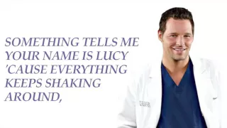 running on sunshine greys anatomy cast lyrics