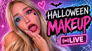 Harley Quinn makeup attempt with Alli Ingram
