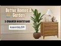 Welcome to my step-by-step Nightstand Assembly Tutorial - Better Homes and Gardens from Walmart