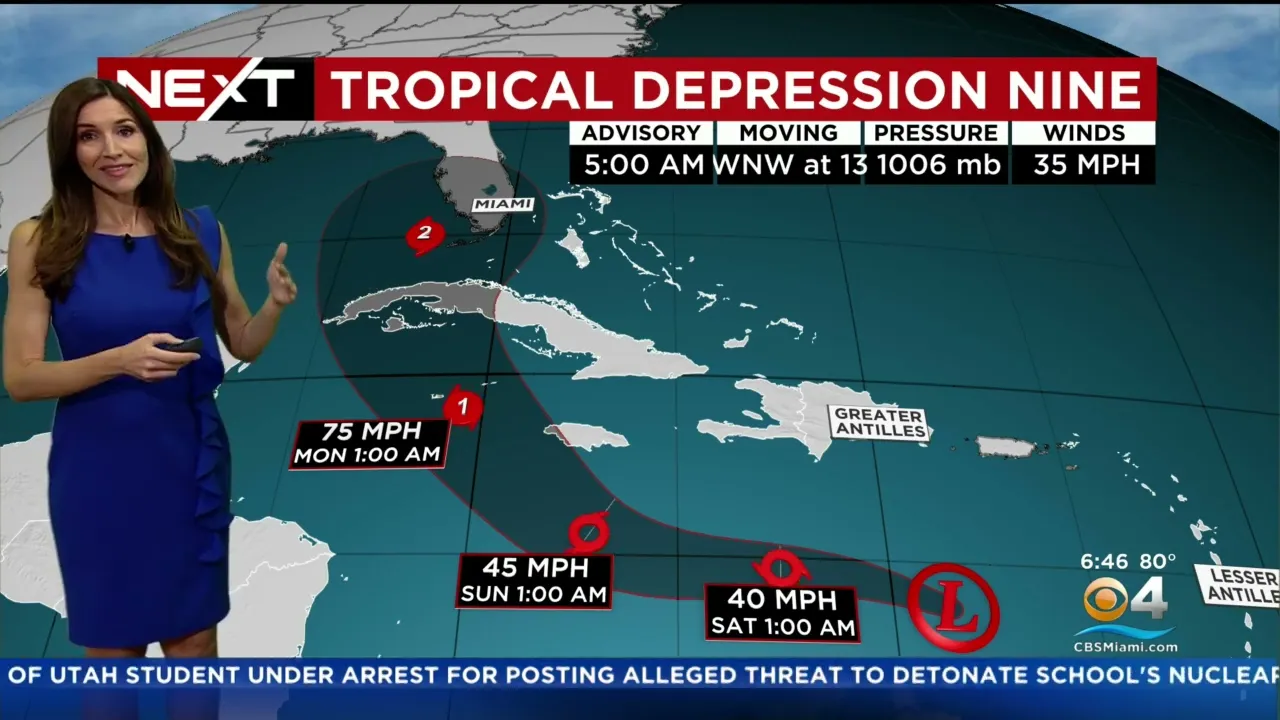 Tracking The Tropics: Tropical Depression 9 Forms In The Atlantic